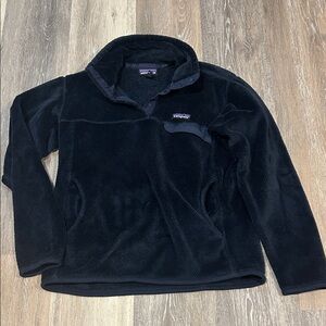 Patagonia Navy Fleece Snap-Front Pullover